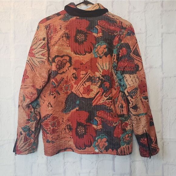 VINTAGE FLASHBACK Reversible Zip Front Jacket Coat - Picture 14 of 14